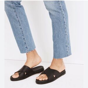 Madewell Louisa Crisscross Slides Womens 6.5